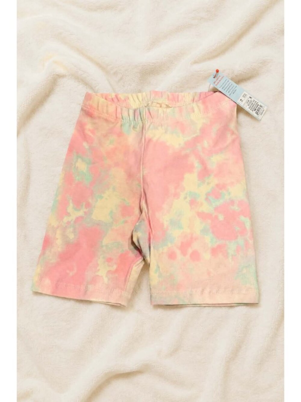 Cat and Jack Pastel Tie Dye Bike Shorts Size 2T